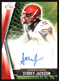 Storey Jackson 2022 SAGE #A-SJ Autographs Black AU