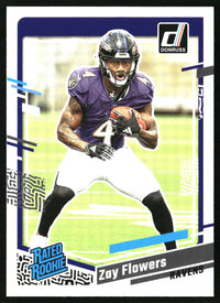Zay Flowers 2023 Donruss #307 RC