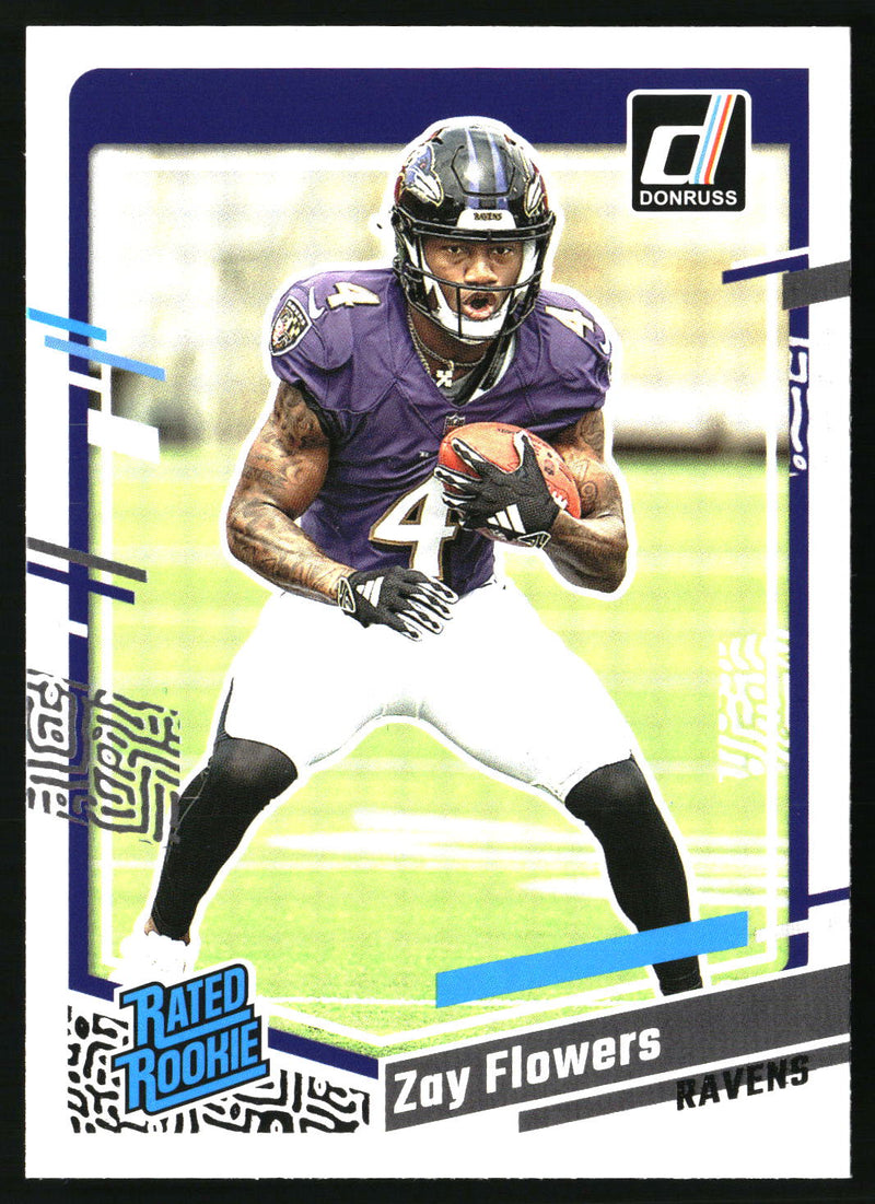 Zay Flowers 2023 Donruss #307 RC