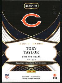 Tory Taylor 2024 Panini Select #SSP-TTA Select Signatures Blue Prizm SN, AU