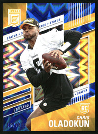 Chris Oladokun 2022 Donruss Elite #180 Status Explosion SN, RC