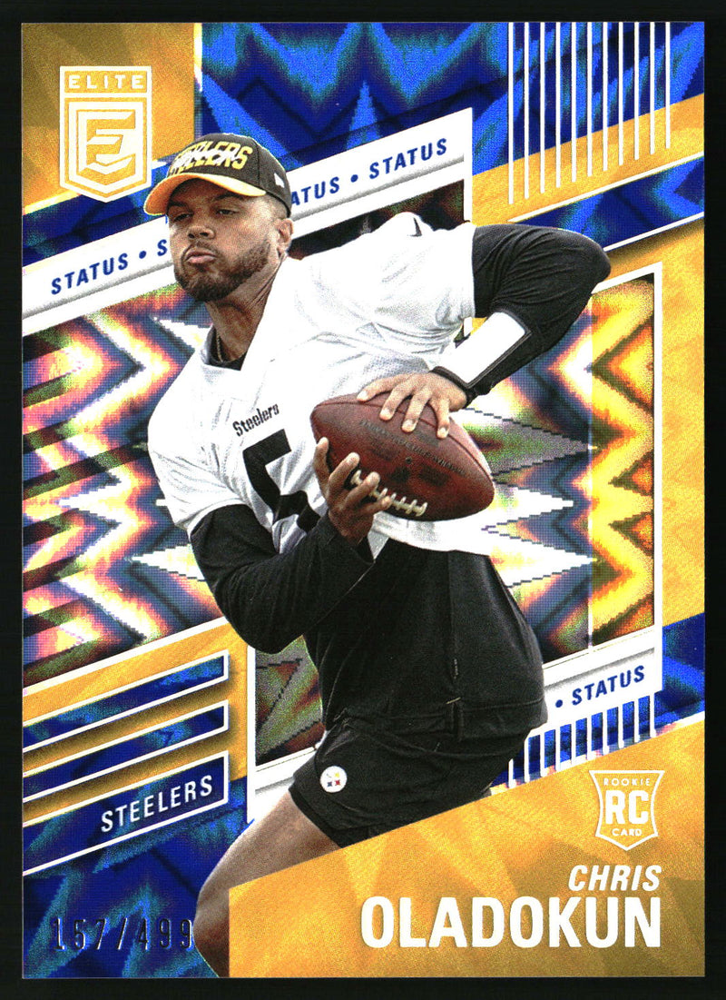 Chris Oladokun 2022 Donruss Elite #180 Status Explosion SN, RC