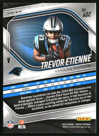 Trevor Etienne 2025 Panini Prizm #402 Silver