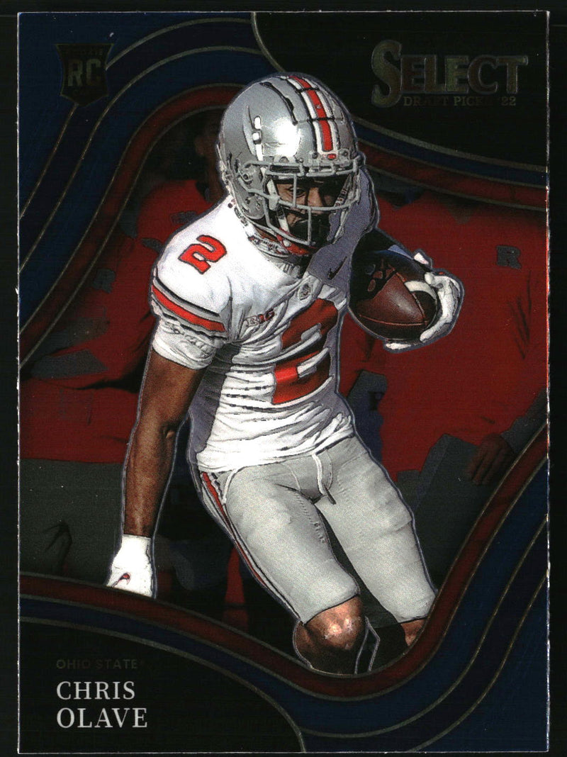 Chris Olave 2022 Panini Select Draft Picks #105 Blue (Retail Base)