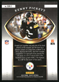 Kenny Pickett 2022 Panini Select #SCR-1 Select Certified Rookies