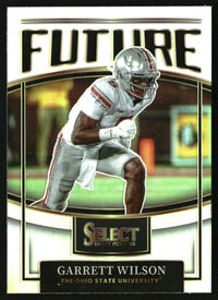 Garrett Wilson 2022 Panini Select Draft Picks #F-GW Future Silver Prizm