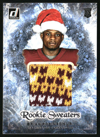 Brian Robinson Jr. 2022 Donruss #RHS-27 Rookie Holiday Sweater MEM