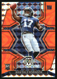 Wan'Dale Robinson 2022 Panini Mosaic #330 Mosaic Reactive Orange RC
