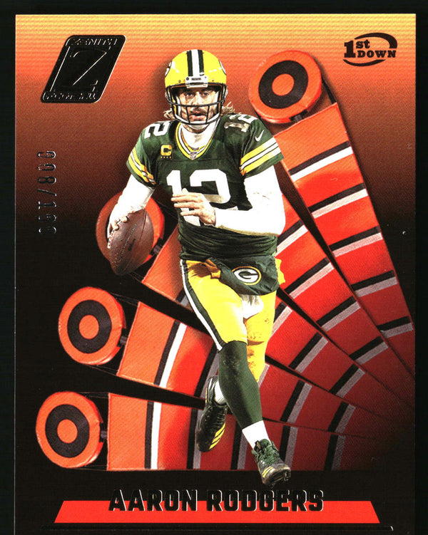 Aaron Rodgers 2022 Zenith #46 1st Down SN