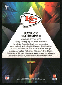 Patrick Mahomes II 2023 Panini Prizm #2 Prizmatic