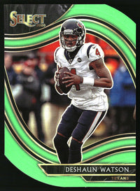 Deshaun Watson 2020 Panini Select #328 Neon Green Prizm Die Cut