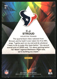 C.J. Stroud 2023 Panini Prizm #6 Prizmatic