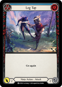 Leg Tap (Blue) [U-WTR103] (Welcome to Rathe Unlimited)  Unlimited Rainbow Foil