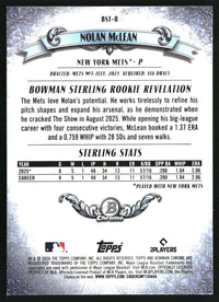 Nolan McLean 2026 Bowman #BST-8 Bowman Sterling