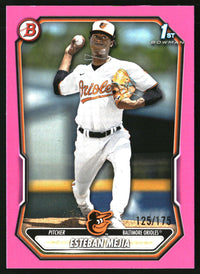 Esteban Mejia 2026 Bowman #BP-79 Prospects Pink SN