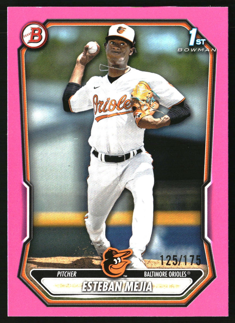 Esteban Mejia 2026 Bowman #BP-79 Prospects Pink SN