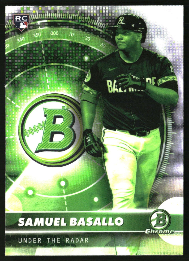 Samuel Basallo 2026 Bowman #UR-16 Under the Radar