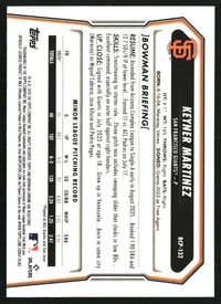 Keyner Martinez 2026 Bowman #BCP-132 Chrome Prospects