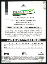 Shohei Ohtani 2026 Finest #50 Mini-Diamond Refractor