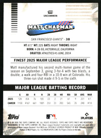 Matt Chapman 2026 Finest #111