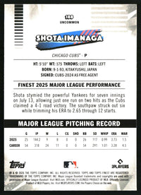 Shota Imanaga 2026 Finest #188