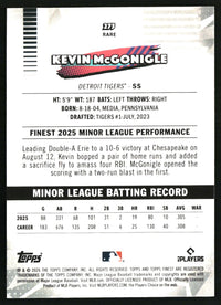 Kevin McGonigle 2026 Finest #275 RC
