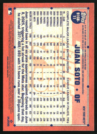 Juan Soto 2026 Topps Chrome #91CB-11 1991 Topps Baseball 35th Anniversary