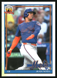 Juan Soto 2026 Topps Chrome #91CB-11 1991 Topps Baseball 35th Anniversary