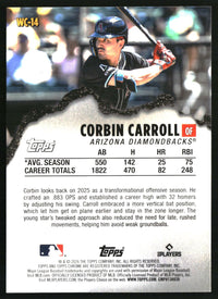Corbin Carroll 2026 Topps Chrome #WC-14 Wrecking Crew