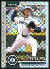 Bryan Woo 2026 Topps Chrome #31 X-Fractors