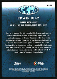 Edwin Díaz 2026 Finest #WF-30 World's Finest