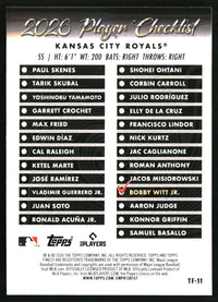 Bobby Witt Jr. 2026 Finest #TF-11 Topps Team Finest