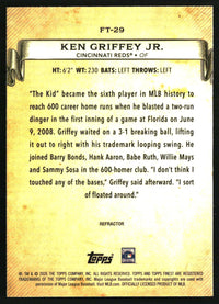 Ken Griffey Jr. 2026 Finest #FT-29 Finest Timelines HOF