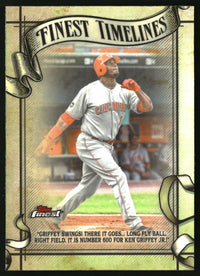 Ken Griffey Jr. 2026 Finest #FT-29 Finest Timelines HOF