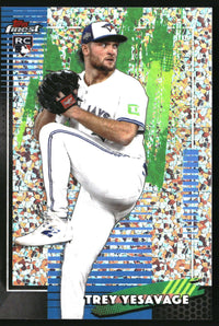 Trey Yesavage 2026 Finest #96 Mini-Diamond Refractor RC