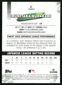 Munetaka Murakami 2026 Finest #5 Mini-Diamond Refractor RC