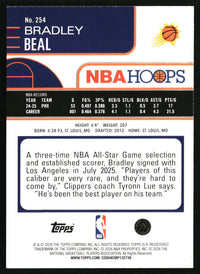 Bradley Beal 2025-26 Hoops #254