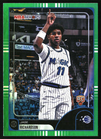 Jase Richardson 2025-26 Hoops #142 Green Hoops RC