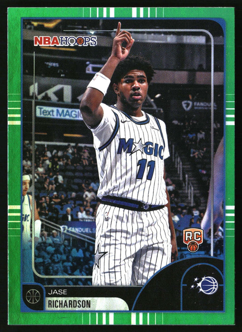 Jase Richardson 2025-26 Hoops #142 Green Hoops RC