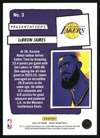 LeBron James 2023-24 Hoops #3 Presentations