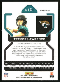 Trevor Lawrence 2021 Panini Prizm #331 Silver RC