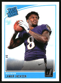 Lamar Jackson 2018 Donruss #317 RC
