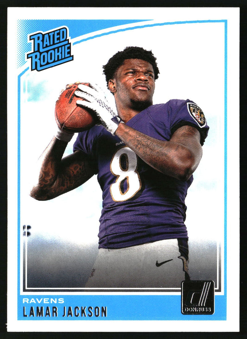 Lamar Jackson 2018 Donruss #317 RC