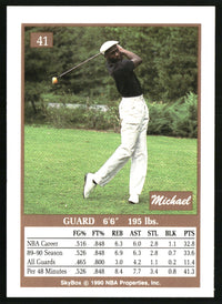 Michael Jordan 1990-91 SkyBox #41 HOF