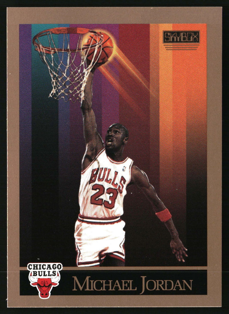 Michael Jordan 1990-91 SkyBox #41 HOF