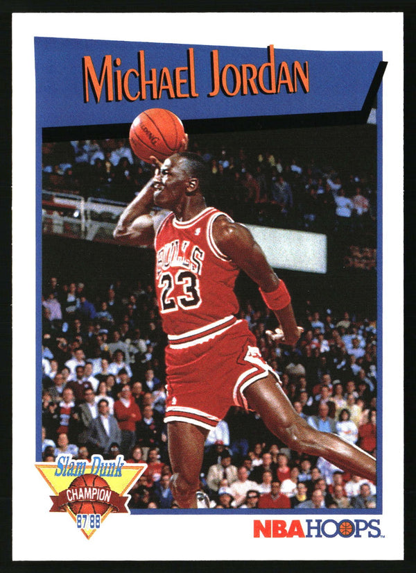Michael Jordan 1991-92 Hoops #IV Slam Dunk HOF
