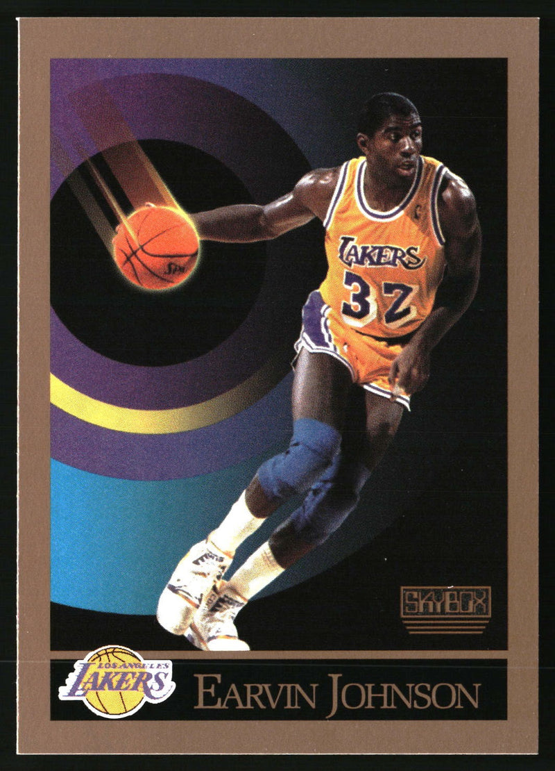 Earvin Johnson 1990-91 SkyBox #138 HOF
