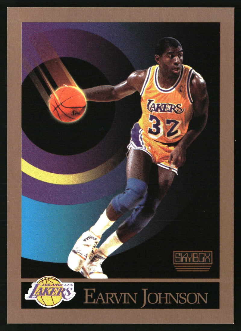 Earvin Johnson 1990-91 SkyBox #138 HOF
