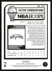 Victor Wembanyama 2023-24 Hoops #277 RC