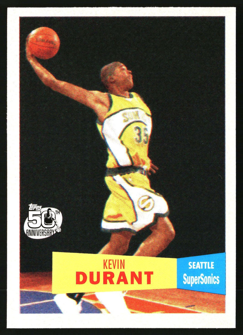Kevin Durant 2007-08 Topps #112 1957-58 Variations RC
